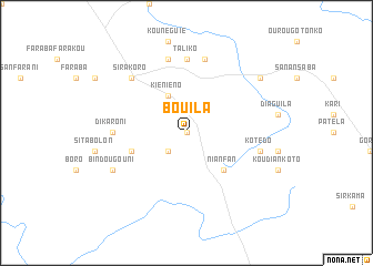 map of Bouila