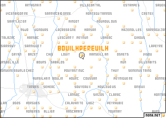 map of Bouilh-Pereuilh