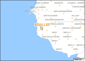 map of Bouillon