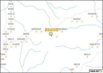 map of Bouima