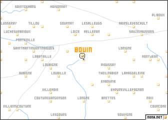 map of Bouin