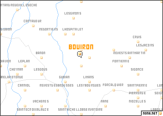 map of Bouiron