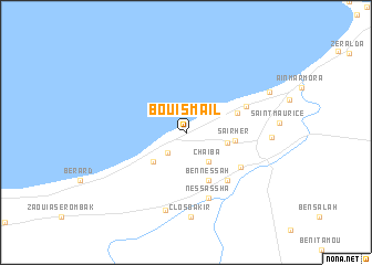 map of Bou Ismaïl