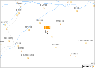 map of Boui