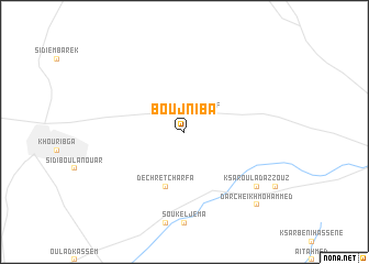 map of Bou Jniba