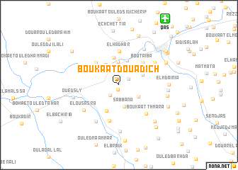 map of Boukaat Douadich