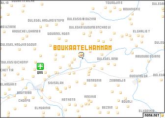 map of Boukaat el Hammam