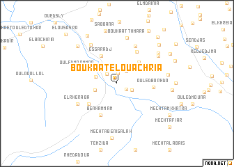 map of Boukaat el Ouâchria