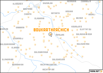 map of Boukaat Hrachich