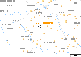 map of Boukaat Thmara