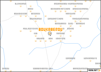 map of Boukabérou