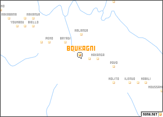 map of Boukagni