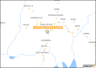 map of Bouka-Oussango