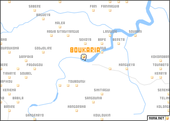 map of Boukaria