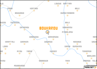 map of Boukarou