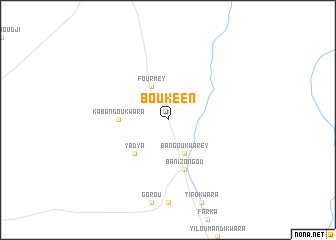 map of Boukéen