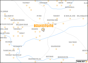 map of Boukerdine