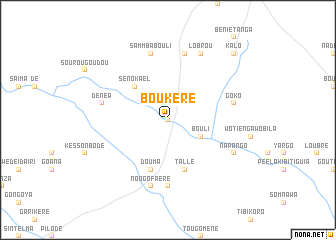 map of Boukéré