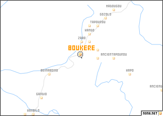 map of Boukéré