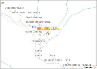 map of Bou Khellal