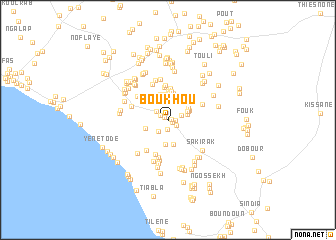 map of Boukhou