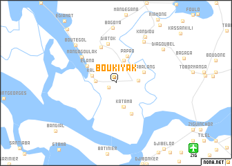 map of Boukiyak