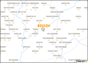 map of Bou Koh