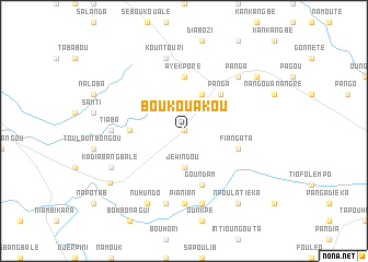 map of Boukouakou