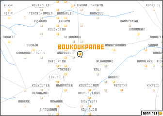 map of Boukoukpanbé