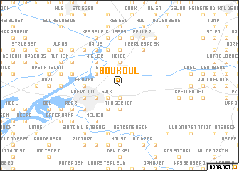 map of Boukoul