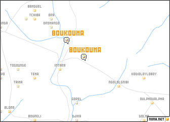 map of Boukouma