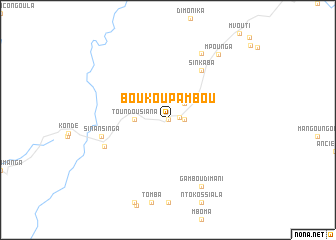 map of Boukou Pambou