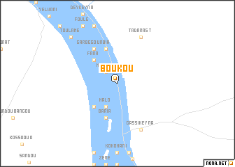 map of Boukou