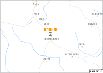 map of Boukou