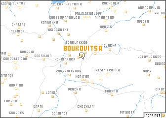 map of (( Boukovítsa ))