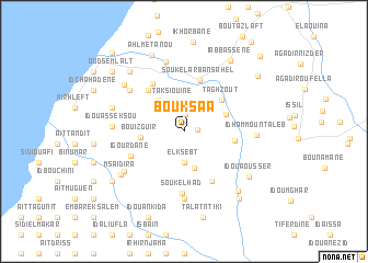 map of Bouksaa