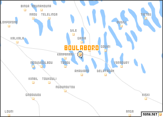 map of Boulaboro