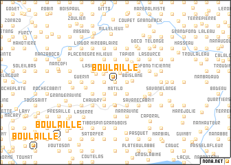 map of Boulaille