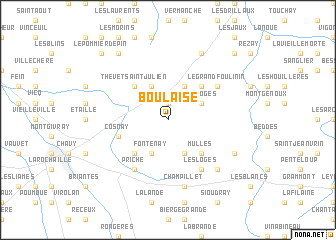 map of Boulaise