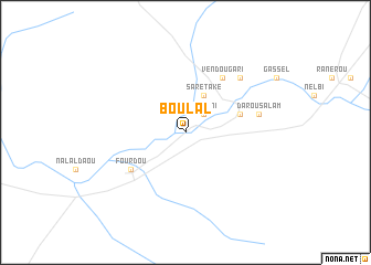 map of Boulal