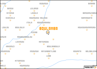 map of Boulamba