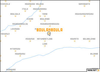 map of Boulamboula