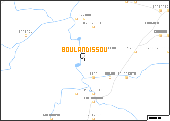 map of Boulandissou