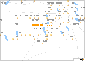 map of Boula Ngara