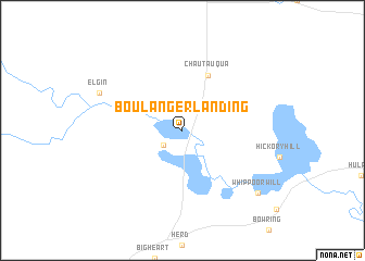 map of Boulanger Landing