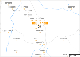 map of Boulangui