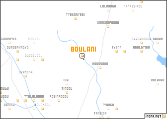 map of Boulani