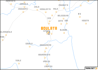 map of Boulata