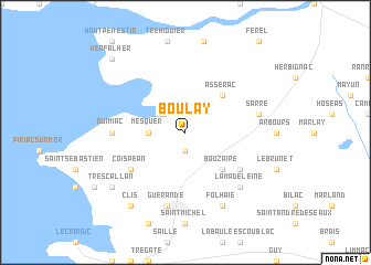 map of Boulay