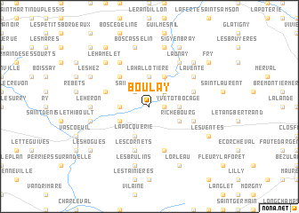 map of Boulay